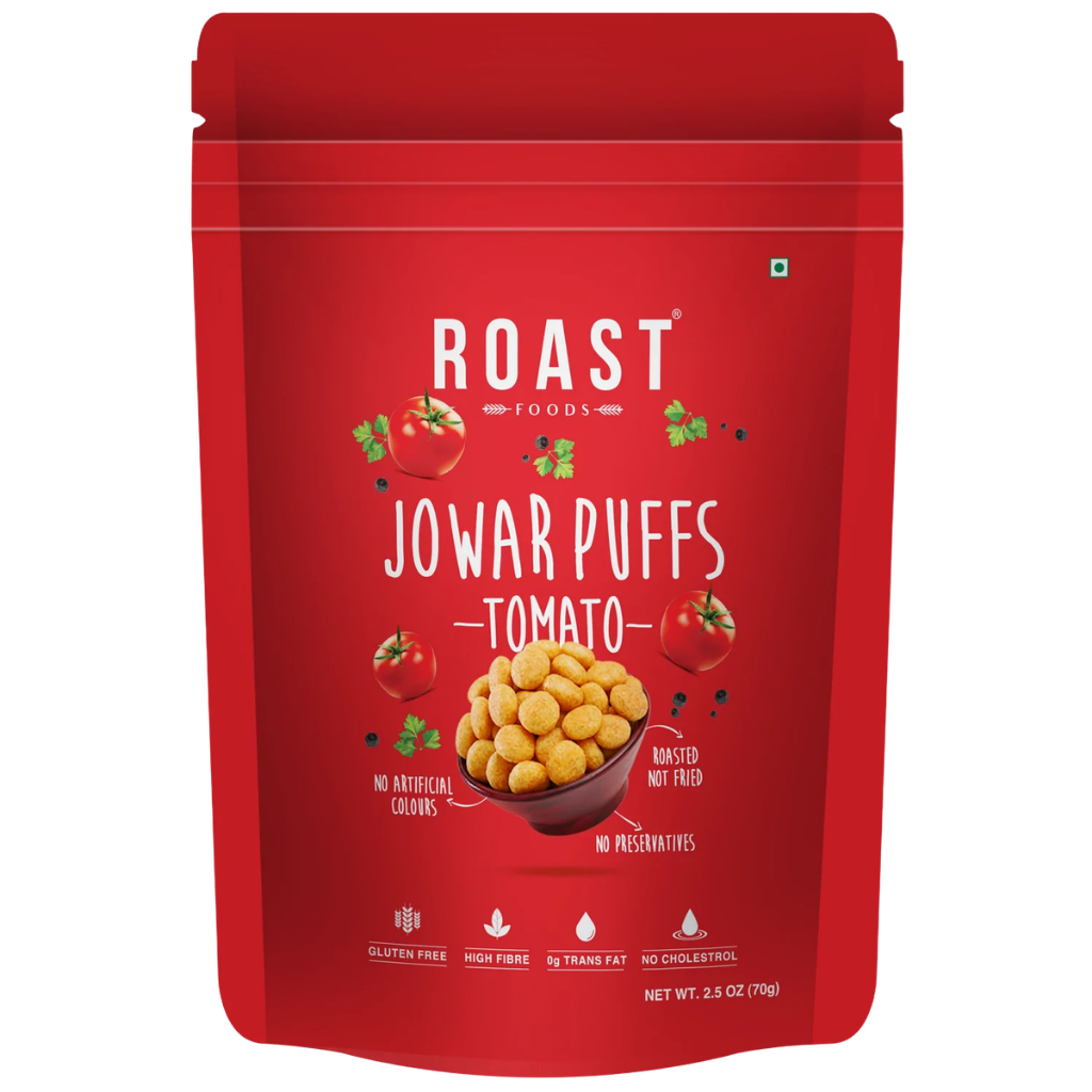 Roast Food Tomato Jowar Puffs 70 g buy online USA - 1